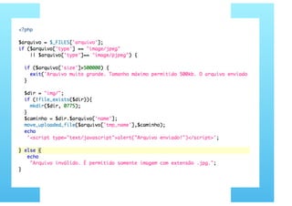 Desenvolvimento web com PHP parte 3