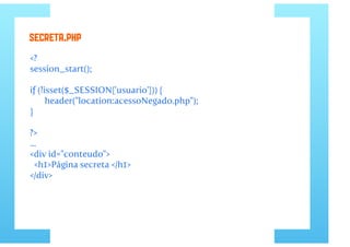 Desenvolvimento web com PHP parte 4
