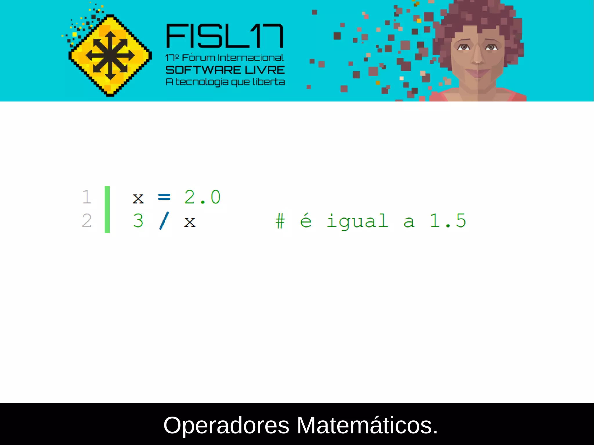 Operadores Matemáticos.
 
