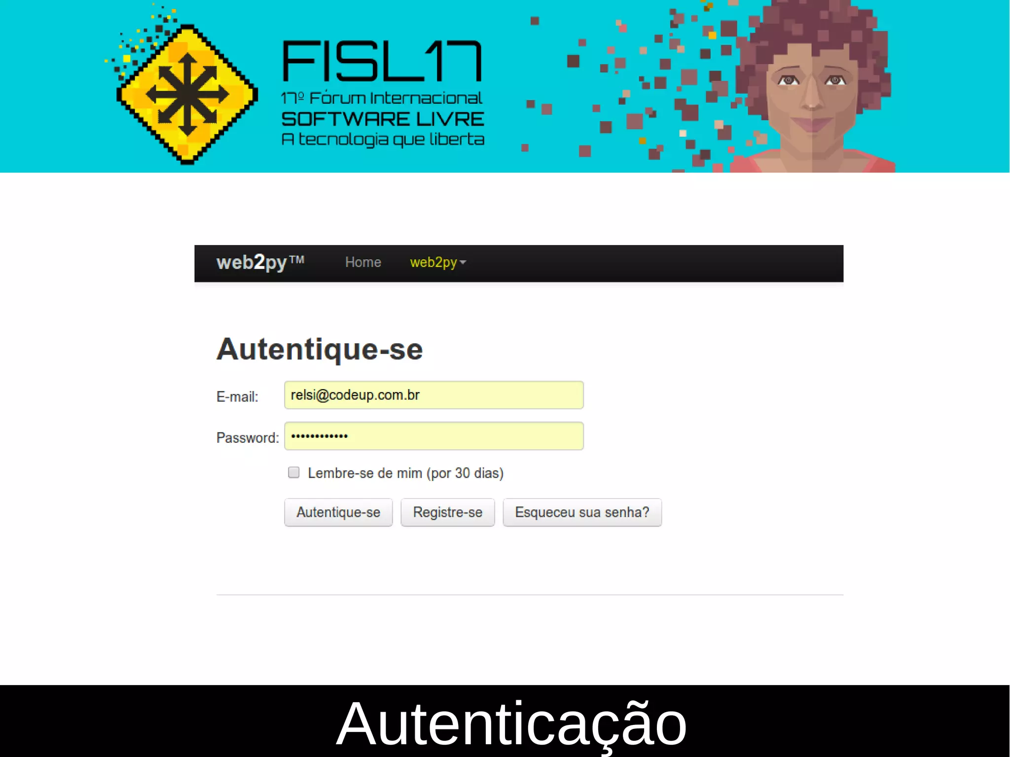 Autenticação
 