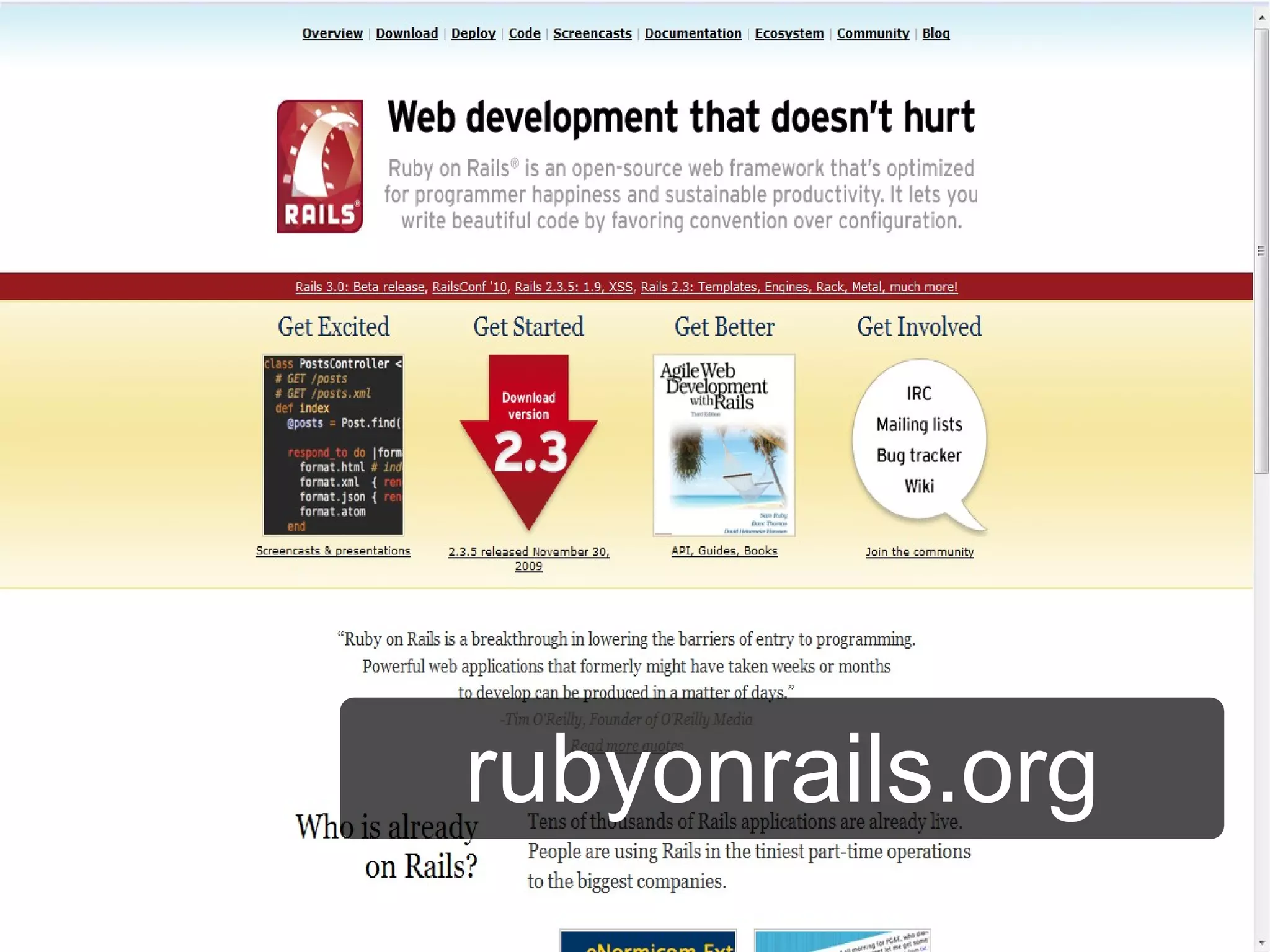 rubyonrails.org
 