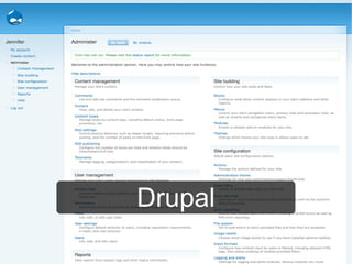 Drupal
 