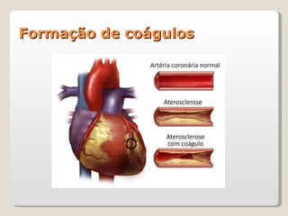 Formação de coágulos 