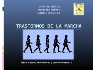 Universidad del Zulia
Facultad De Medicina
Cátedra: Semiología
Génesis Bosch, Pedro Barrios y Jhonnyled Barboza
 