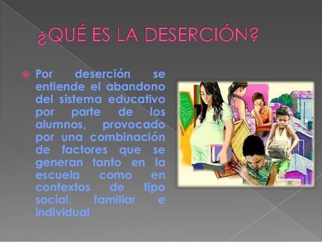 Deserción escolar