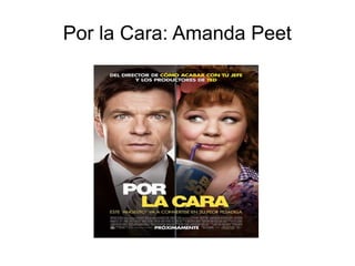 Por la Cara: Amanda Peet
 