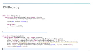 40
RMIRegistry
 