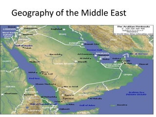 Geography of the Middle East 