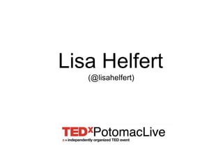 Lisa Helfert
   (@lisahelfert)
 