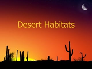 Desert Habitats 