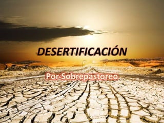 DESERTIFICACIÓN
 