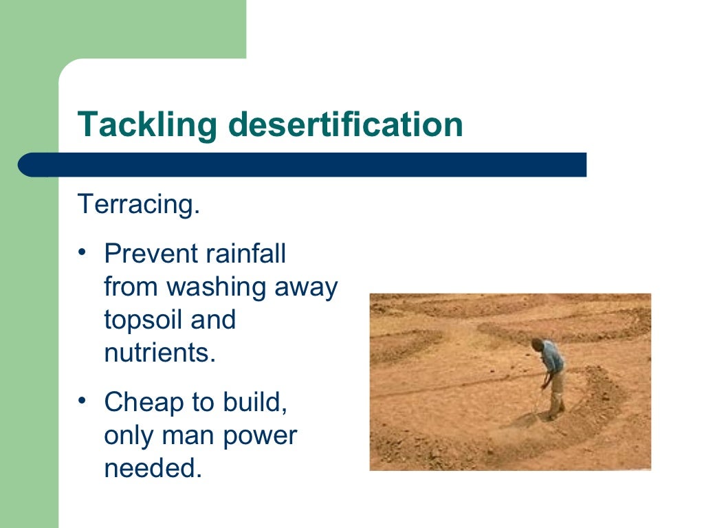 what is desertification explain with example