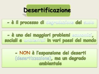 Desertificazione
 