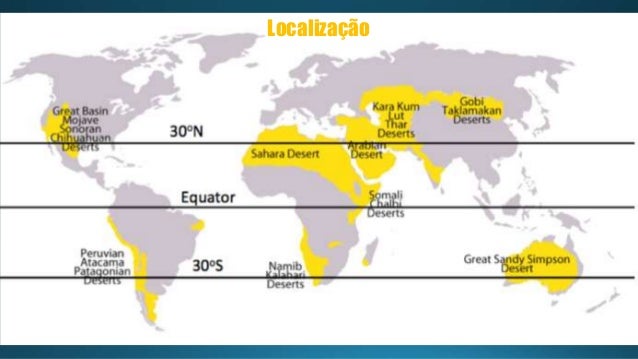 Desertos: Localizações, fauna, flora, clima e outras características