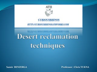 Samir BENZERGA Professor : Chris YUKNA
ATII
 