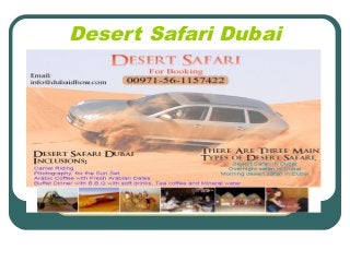 Desert Safari Dubai
 