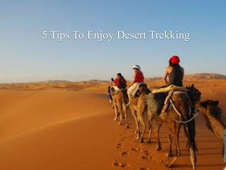 5 Tips To Enjoy Desert Trekking
 