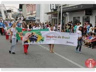 Desfile de aniversário de brusque