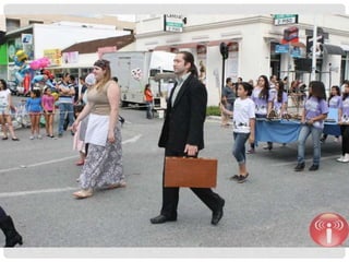 Desfile de aniversário de brusque