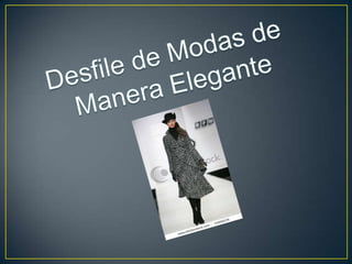 Desfile de modas