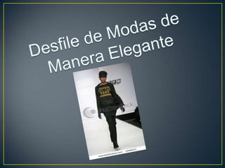 Desfile de modas