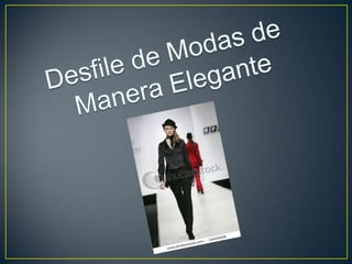 Desfile de modas