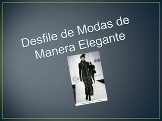 Desfile de modas
