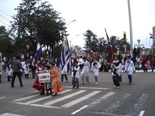 Desfile uruguai