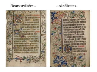 Fleurs stylisées… … si délicates
 