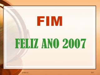 FIM FELIZ ANO 2007 
