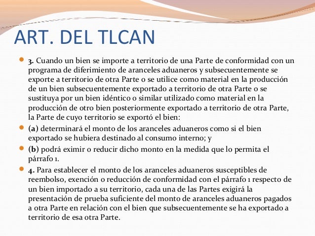 Desgravacion arancelaria.