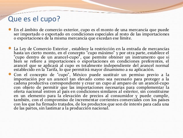 Desgravacion arancelaria.