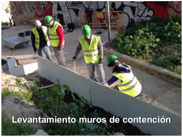Construcción y reparación de desagües de aguas pluviales