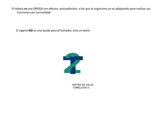 A3:   APRECIE: su motivaciónpara todos los fumadores , independientemente de su motivaciónNO MOTIVADOMOTIVADOA4:  AYUDAR: tratamiento, consejo, derivaciones, etc.A5:  ARREGLAR: visitas de seguimientoENTREVISTA MOTIVACIONAL
