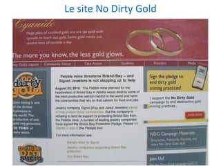 Le site No Dirty Gold 