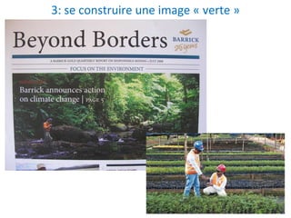 3: se construire une image « verte » 