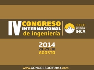 www.CONGRESOCIP2014.com
 