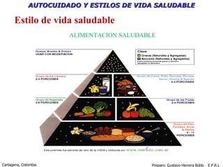 ALIMENTACION SALUDABLE Estilo de vida saludable 