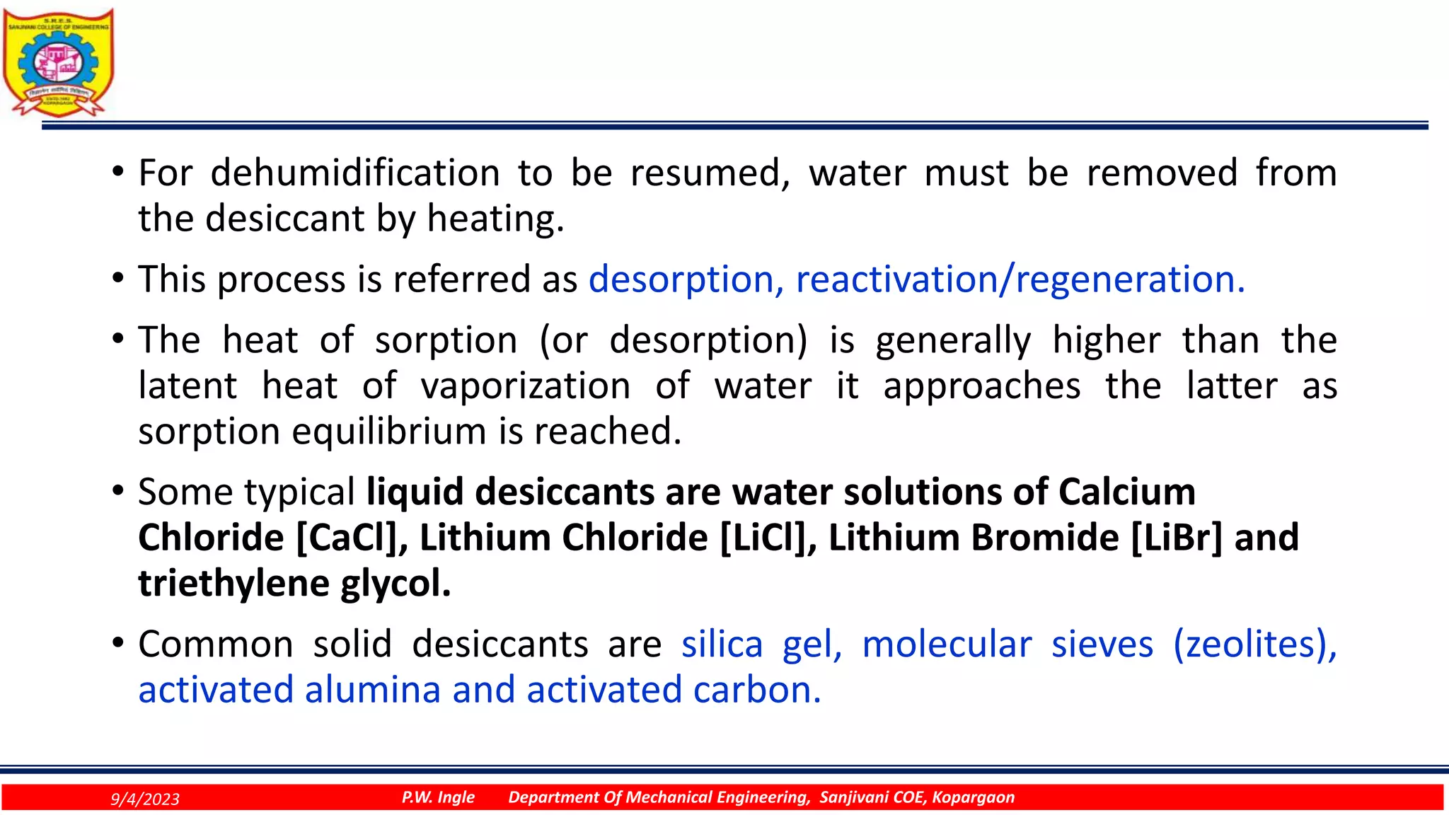 Desiccant Air Conditioning System.ppt
