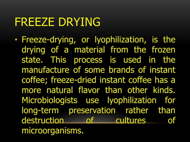 Desiccation | PPT | Chemistry | Science