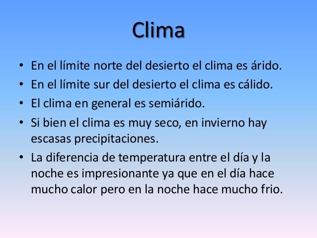 AMBIENTE: Desierto 6 A