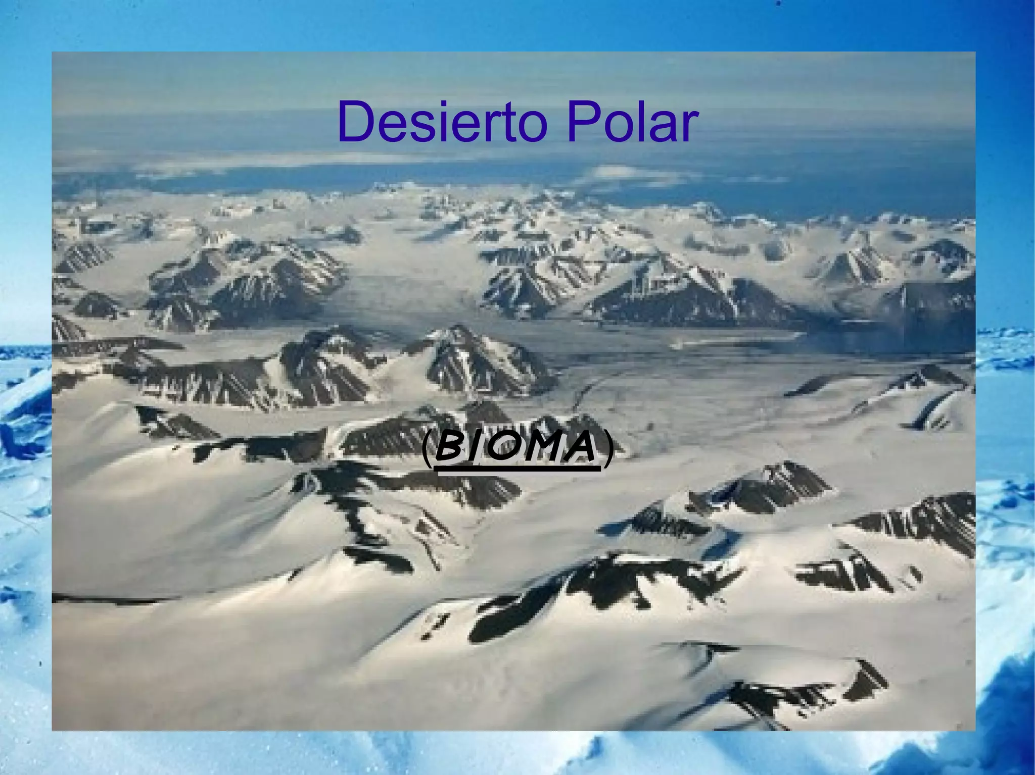 Desierto Polar (bioma) | PDF
