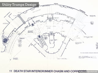 Utility Trumps Design
Tweet me @andybudd
 