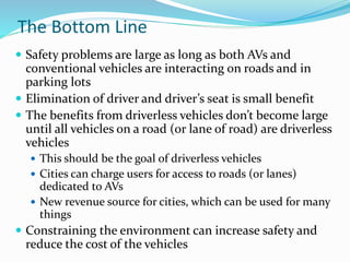 Designing Roads for AVs (autonomous vehicles)