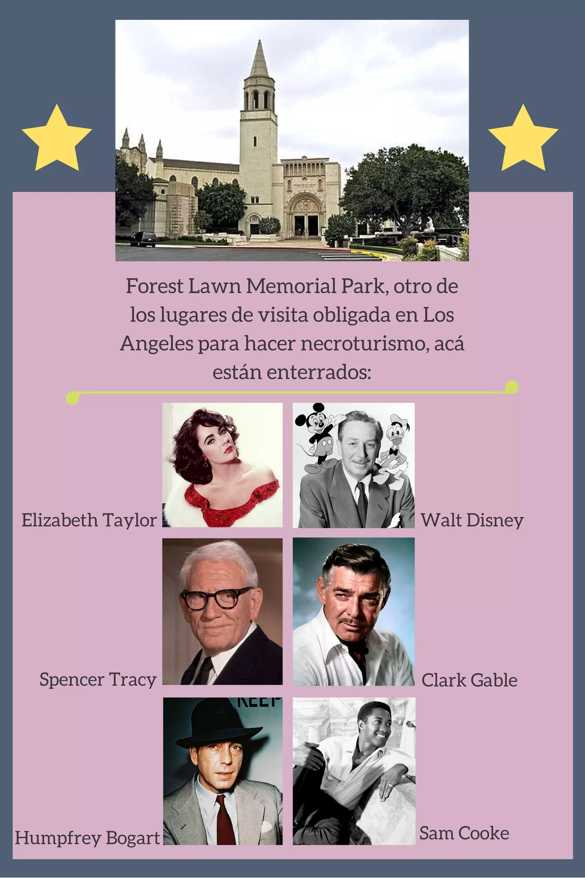 Famosas tumbas de artistas de Hollywood PDF