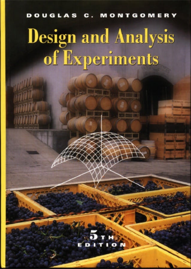 Design and analysis of experiments 5th edition douglas c montgomer 