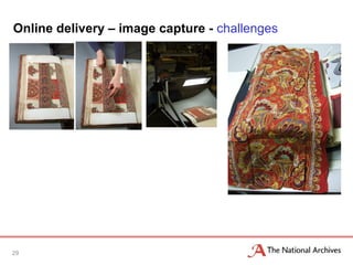 Online delivery – image capture - challenges
29
 