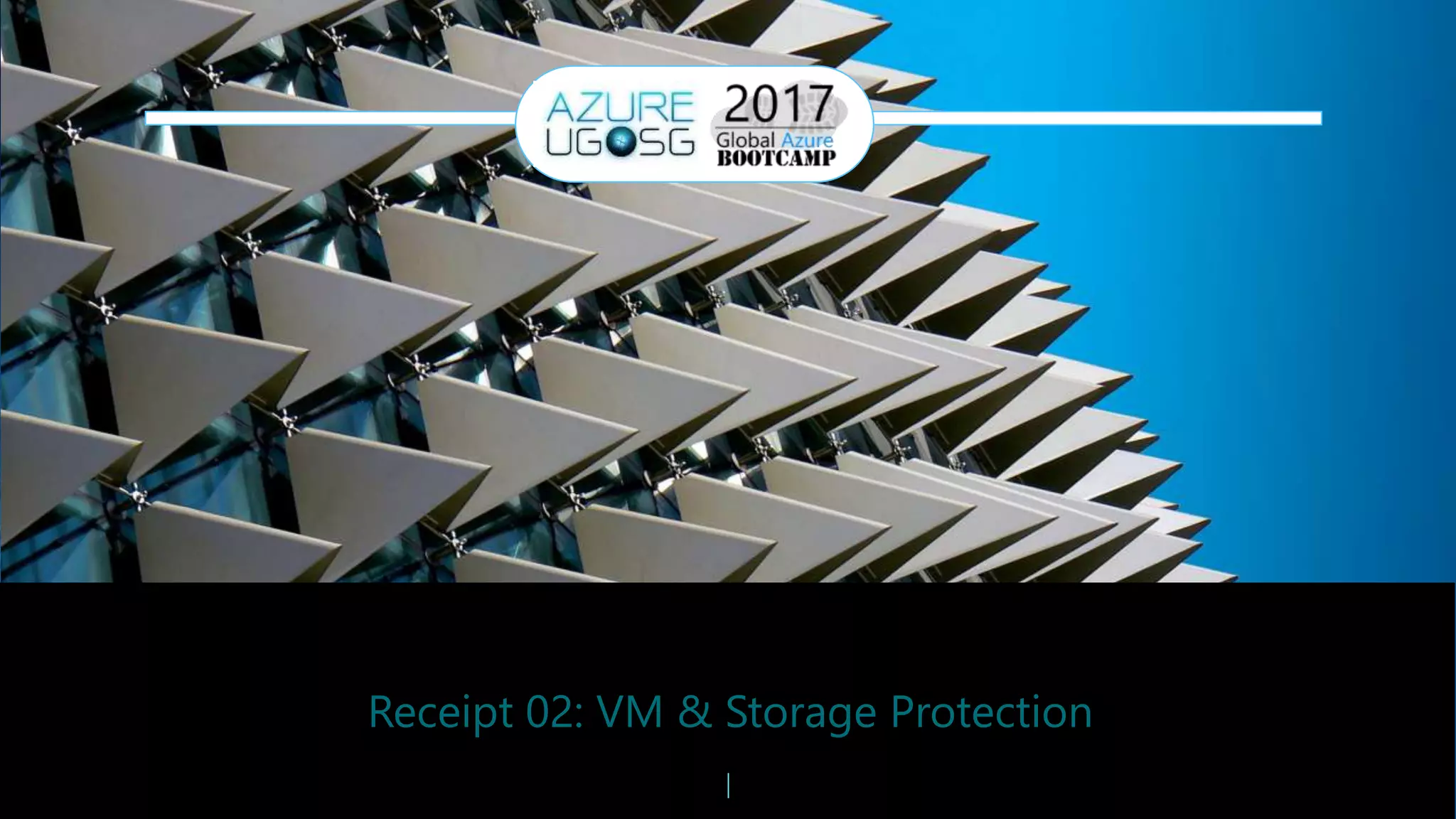 Receipt 02: VM & Storage Protection
 