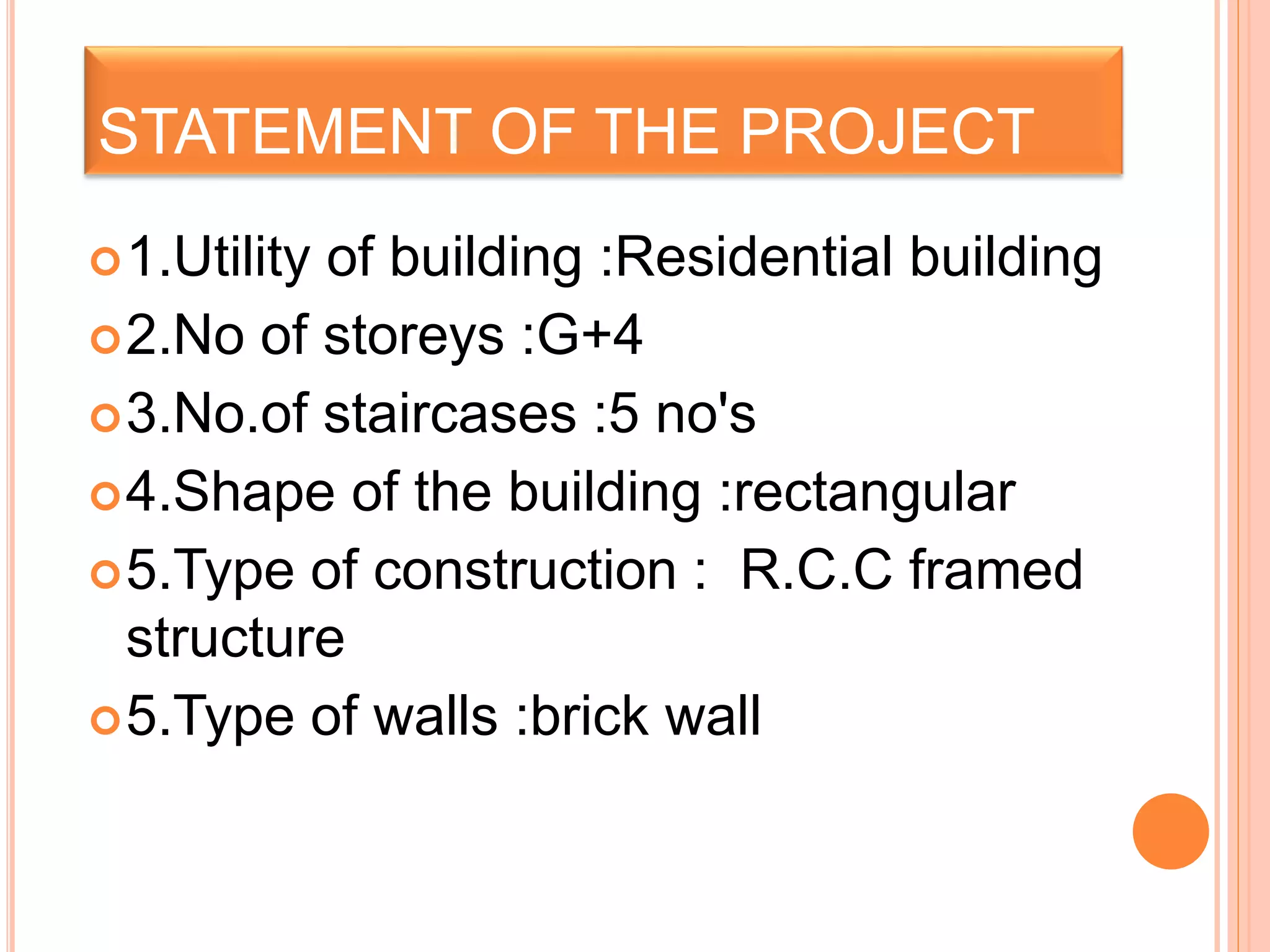 DESIGN AND ANALAYSIS OF MULTI STOREY BUILDING USING STAAD PRO | PPTX