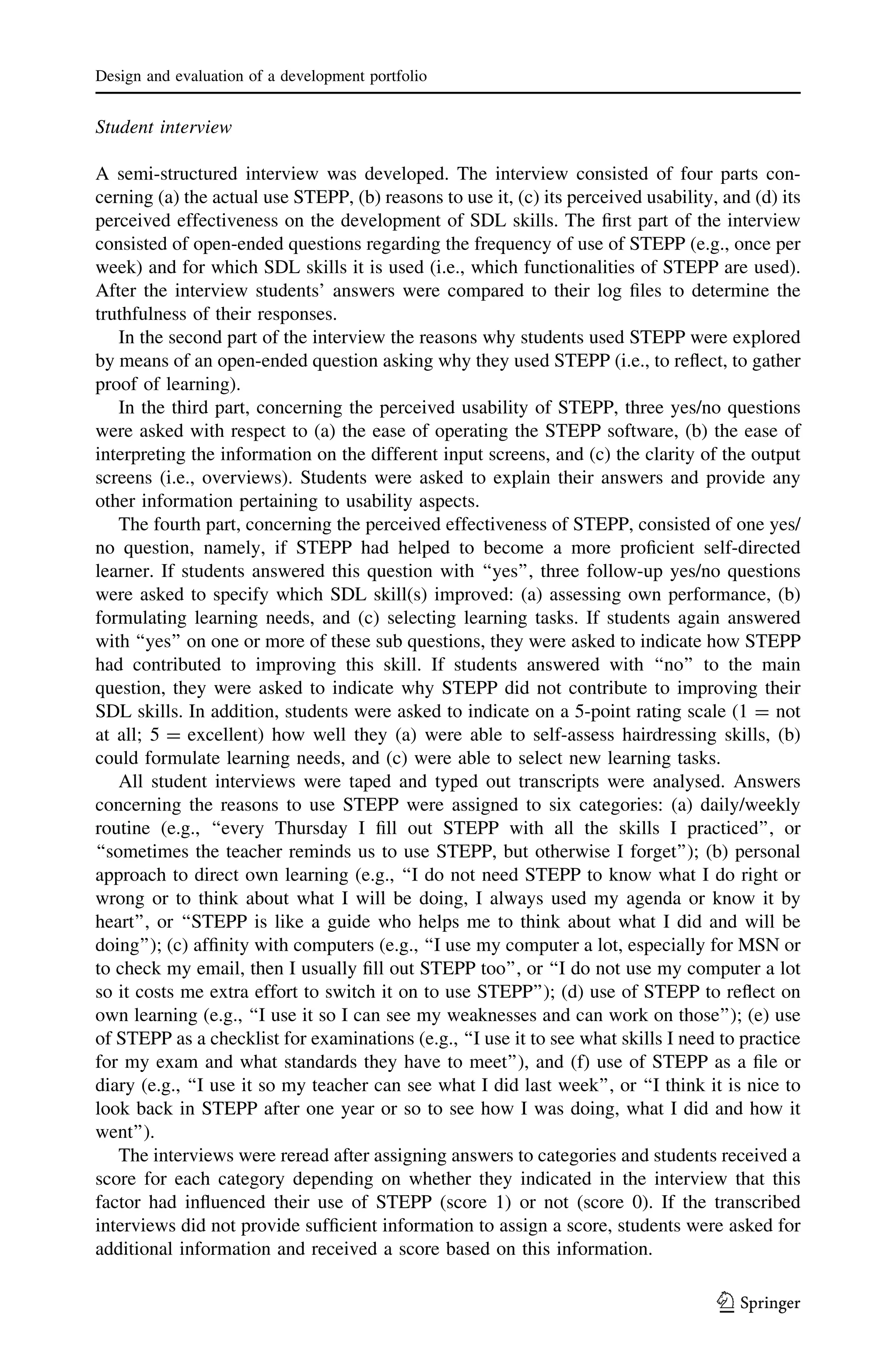 Design And Evaluation Of A Development Portfolio How To Improve ...